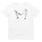 Butt Punt Short-Sleeve Unisex White T-Shirt