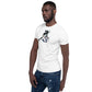 Jones For The Win in Vegas Short-Sleeve Unisex White T-Shirt